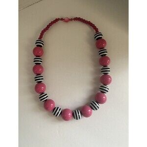 2013 Gymboree - Blooming Nautical USA Stripe Necklace discoloration on clasp